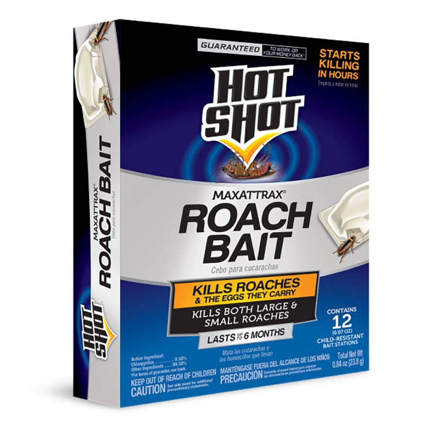41086 - HG2030W Hot Shot Maxatrtax Roach Bait