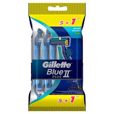 10234 - Gillette Blue II Plus  5+1Pack DZ