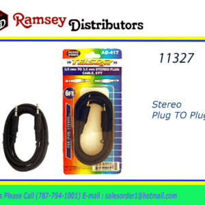 11327 - AD-417  Stereo Plug TO Plug
