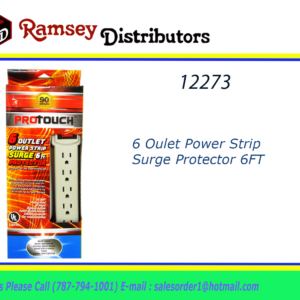 12273 - CH48110  3FT. 6 Outlet Power Strip