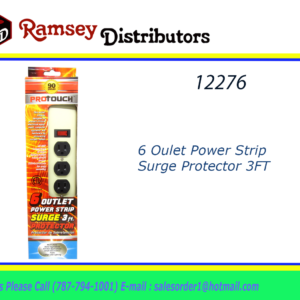 12276 - CH48114  6 FT. 6 OUTLET POWER STRIP
