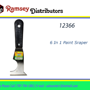 12366 - TS-G263-SC  6 IN1 Paint Scraper
