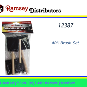 12387 - CH91138  4PC BRUSH SET