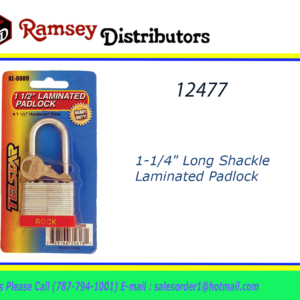 12477 - KL-8817  1-1/4" Long Shackle Laminated Padlock