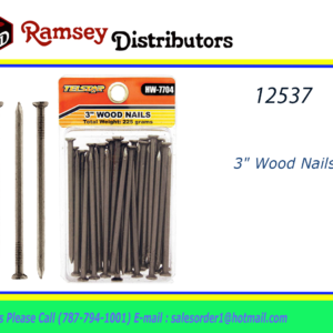 12537 - HW-7704  3" Wood Nails