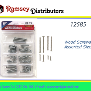 12585 - HW-7712  Wood Screws - Assorted Sizes