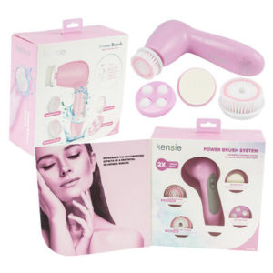 13250 - Facial Brush 5pc Pink 72365