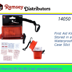 14050 - FA50  50Pc First Aid Kit Stored in a Waterproof Case