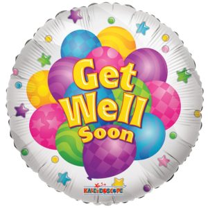 50447 - 17569  Balloons Get Well Balloons 18"