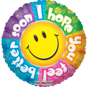 50889 - 19288 PC  Balloon Hope you feel Better Soon 18"