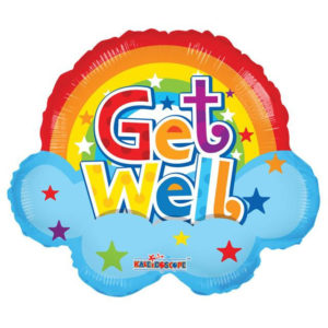 50375 - 19608  Balloon Get Well 18"