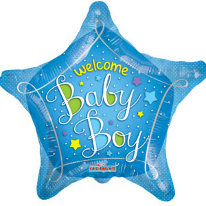 50811 - 19734  Balloon Welcome Baby Boy 18"