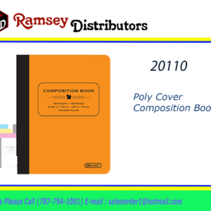 20110 - 5089  Poly Cover Composition Book