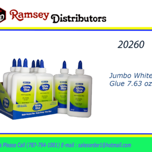 20260 - 2013  Jumbo White Glue 7.63 oz