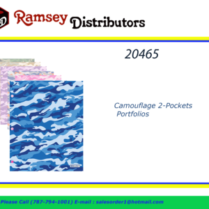 20465 - 2170  Camouflage 2-Pockets Portfolios