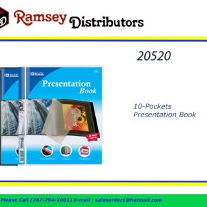 20520 - 3129  10-Pockets Presentation Book