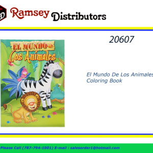 20607 - El Mundo De Los Animales Coloring Book