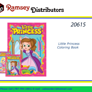 20615 - 12696  Little Princess Coloring Book