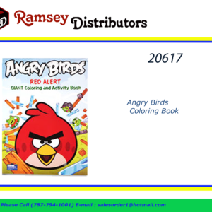 20617 - Angry Birds Coloring Book