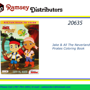 20635 - Jake & All The Neverland Pirates Coloring Book