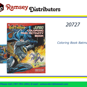 20727 - 91650   Coloring Book Batman