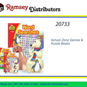 20733 - School Zone Games & Puzzle Books