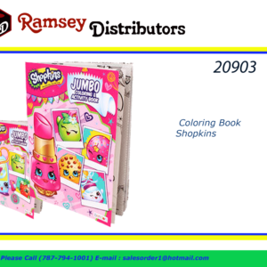 20903 - 77996   Coloring Book Shopkins