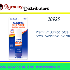 20925 - 2052 Premium Jumbo Glue Stick Washable 1.27oz