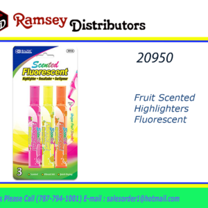 20950 - 2314  Fruit Scented Highlighters Fluorescent