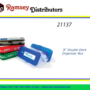 21137 - 836  8" Double Deck Organizer Box.