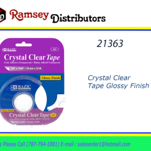21363 - 927  Crystal Clear Tape Glossy Finish