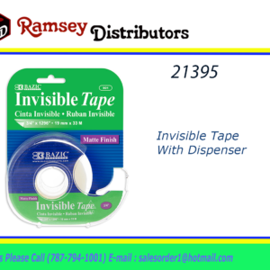 21395 - 901 Invisible Tape with Dispenser.3/4x1296/