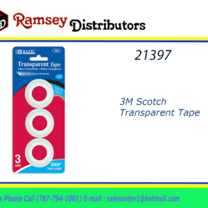 21397 - 904 Transparent Tape Refill 3/Pack