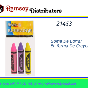 21453 - Goma de Borrar en forma de Crayola 3257100