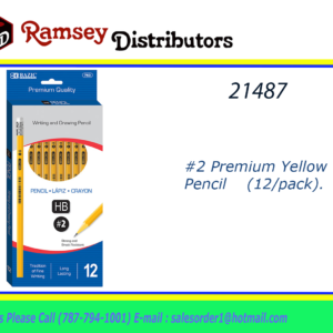 21487 - 763  #2 Premium Yellow Pencil (12/pack).
