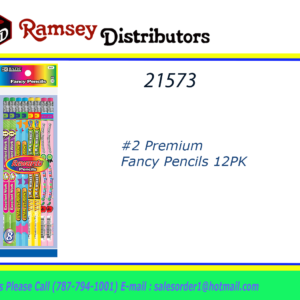 21573 - 717 #2 Premium Fancy Pencils 12PK