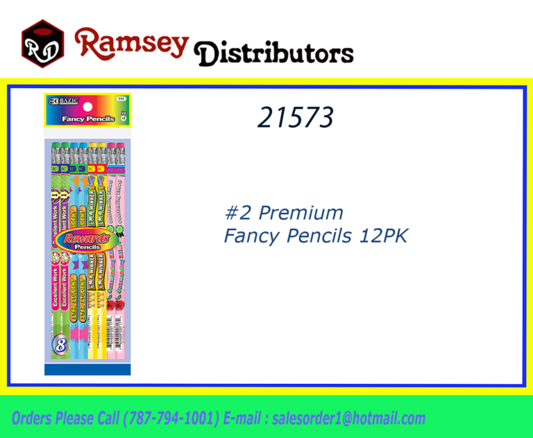 21573 – 717 #2 Premium Fancy Pencils 12PK – Ramsey Distributors