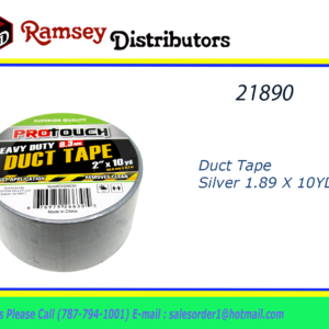21890 - CH26630  Duct Tape Silver 1.89 X 10YD