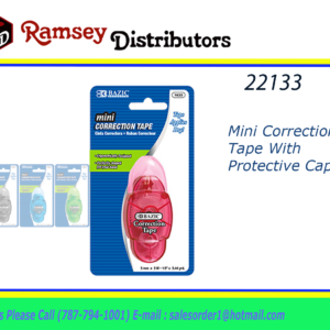 22133 - 1633 Mini Correction Tape w/ Protective Cap