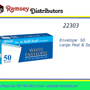 22303 - 574   Envelope  50 Large Peal & Seal