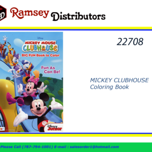 22708 - 4576236  Mickey Clubhouse Coloring Book