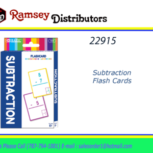 22915 - 533     BAZIC Subtraction Flash Cards (36/Pack)