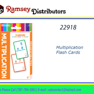 22918 - 534    BAZIC Multiplication Flash Cards (36/Pack)