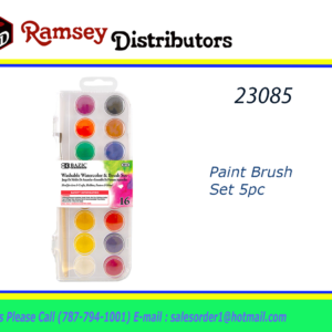 23085 - 3912  16CT Watercolor W/Brush