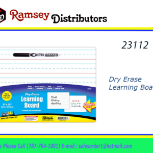 23112 - 6017   9" X 12" Double Side Dry Erase Learning Board W/Marker
