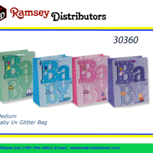 30360 - 41301  Medium Baby Uv Glitter Bag