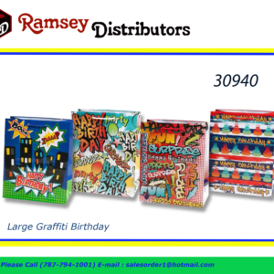 30940 - 40998     Large Graffiti Birthday