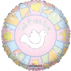 50147 - 34368  Balloons Mi Bautizo 18"