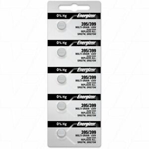 51129 - Energizer Micro Silver Oxide Battery (395 )(SR927SW) 5pc / PK