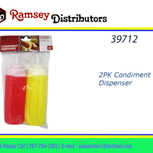 39712 - CH82074  2 PCS Condiment Dispenser
